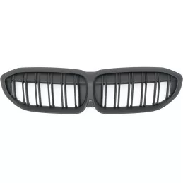Twin bar grill till BMW 3-serie G20 G21 - matt svart