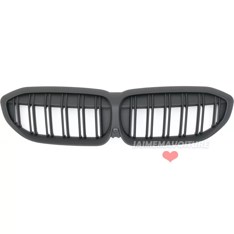 Double bar grille for BMW 3 Series G20 G21 - matte black