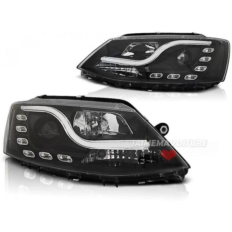 Led-Scheinwerfer Röhre mit Tagfahrlicht VW Jetta 2011 bis 2018 Led-Scheinwerfer Röhre mit Tagfahrlicht VW Jetta 2011 bis 2018