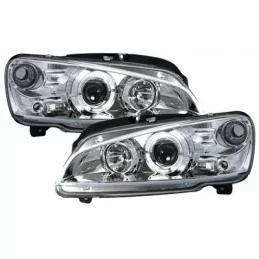 Faros delanteros angel eyes para Peugeot 106