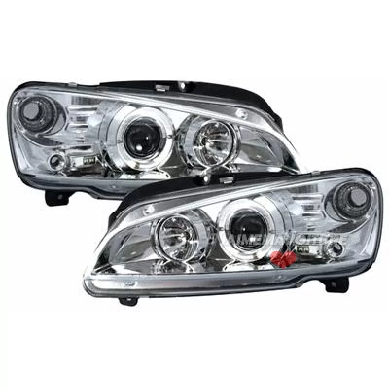 Front headlights angel eyes for Peugeot 106