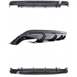 Diffuser kit + CHROME OUTLETS for Mercedes CLA45 AMG