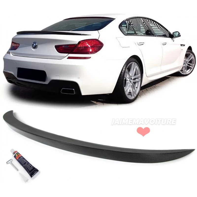 Spoiler i kolfiber för BMW 6-serie 2011 - 2017 F12 F13 F06 Spoiler i kolfiber för BMW 6-serie 2011 - 2017 F12 F13 F06