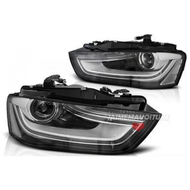 DRL LED-strålkastare för Audi A4 B8 2012 till 2015 DRL LED-strålkastare för Audi A4 B8 2012 till 2015