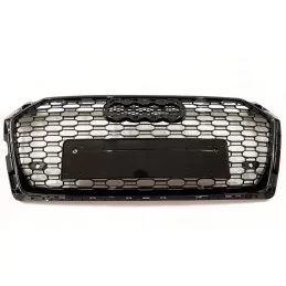 Grille de calandre pour Audi A5 2016 2017 2018 2019 look RS5 - Noire vernie