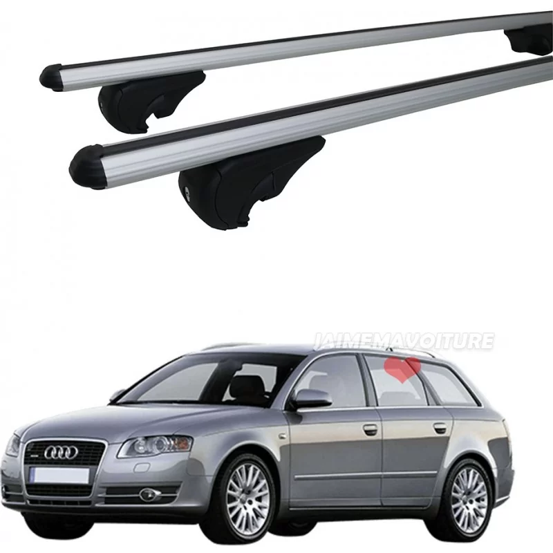 Barres de toit transversales pour Audi A4 B7 AVANT