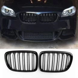 Calandre noire vernie, double barres pour BMW série 1 E84 de 2009 à 2015