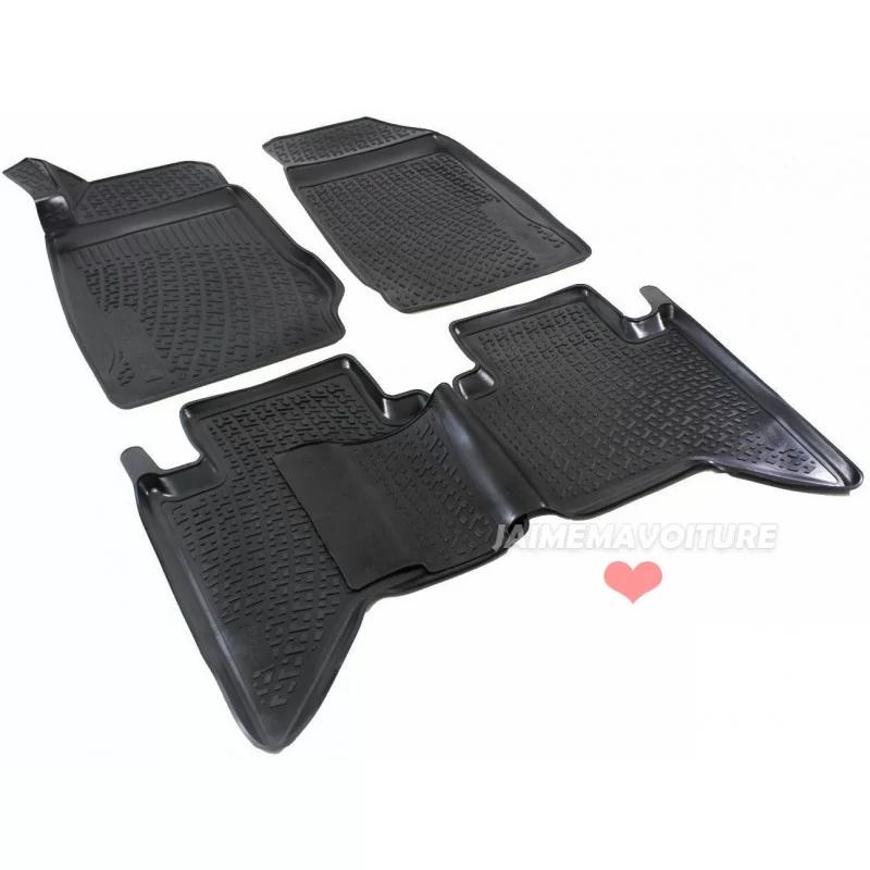 3D rubber carpet Isuzu D-Max II Pickup Double Cab