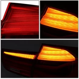 Paire de feux arrières tube leds look phase 2 pour BMW F30 phase 1