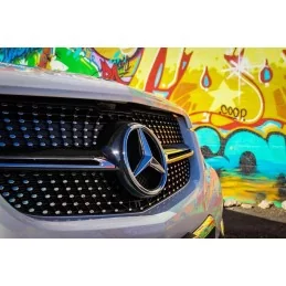 Magnificent diamond grille for Mercedes GLK phase 2