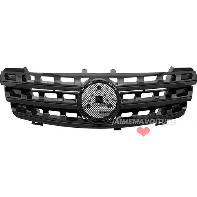 Calandre noire vernie pour Mercedes ML W164 2005-2008 Calandre noire vernie pour Mercedes ML W164 2005-2008