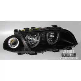 Headlights Angel eyes BMW E46 sedan front