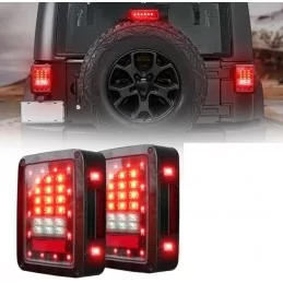 Feux arrières à leds pour JEEP WRANGLER JK de 2007-2018.