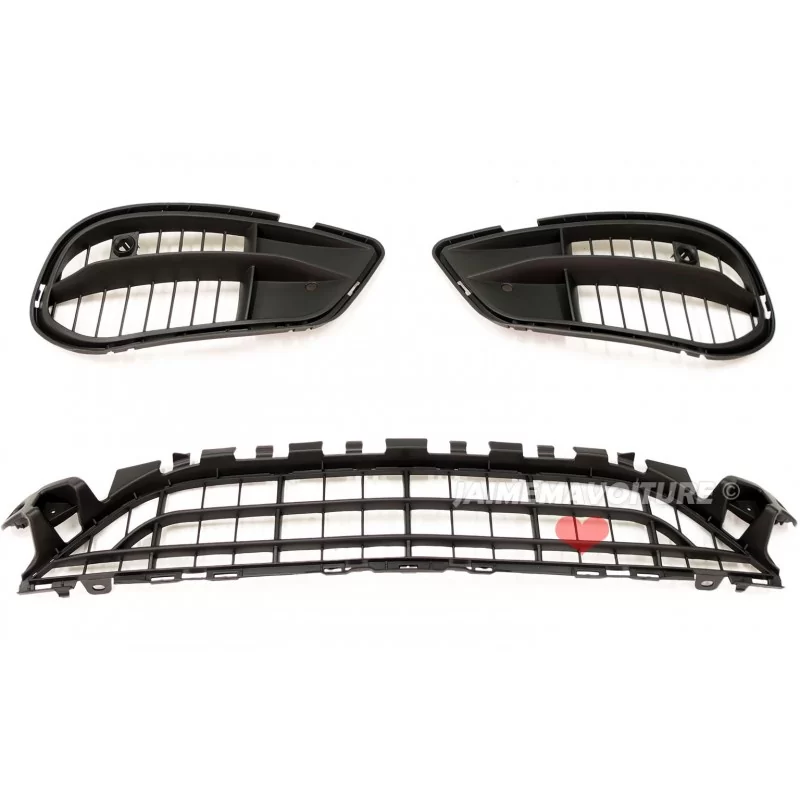 Kit de grilles pour Mercedes Classe C W205 2014-2018 look C63S