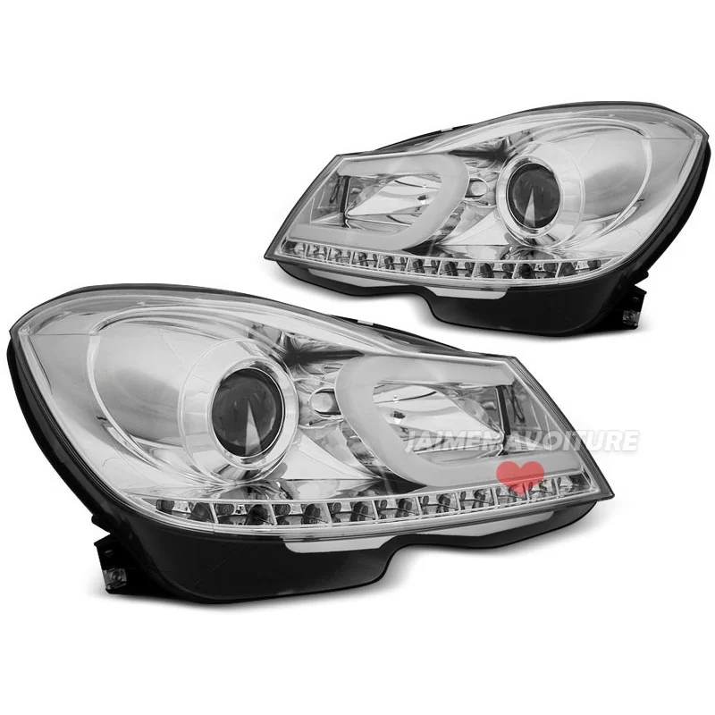 Faros delanteros led para Mercedes clase C 2011-2013