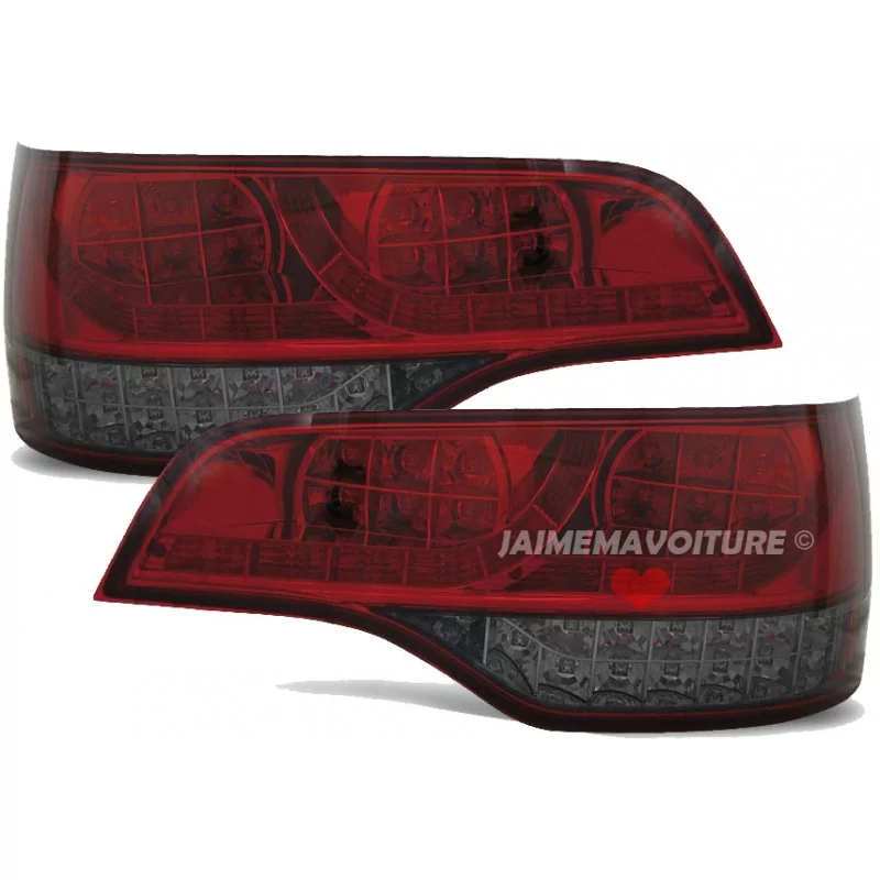 Pilotos traseros led para Audi Q7 ahumado rojo