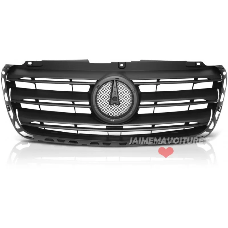 Matte black grille Mercedes Sprinter W907 2019 2020 2021 2022 Matte black grille Mercedes Sprinter W907 2019 2020 2021 2022