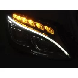 Black headlights FULL LEDS for Mercedes C-Class W205 2014 2015 2016 2017 2018 Jaimemavoiturett 2 - Jaimemavoiture.fr 