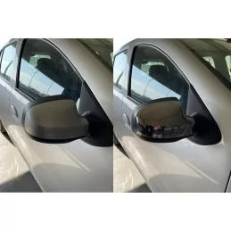 Coque de rétroviseurs chrome alu 2 Pcs Inox DACIA SANDERO 2013