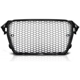 RS4 AUDI A4 B8.5 2012-2015 zwart gelakte grille