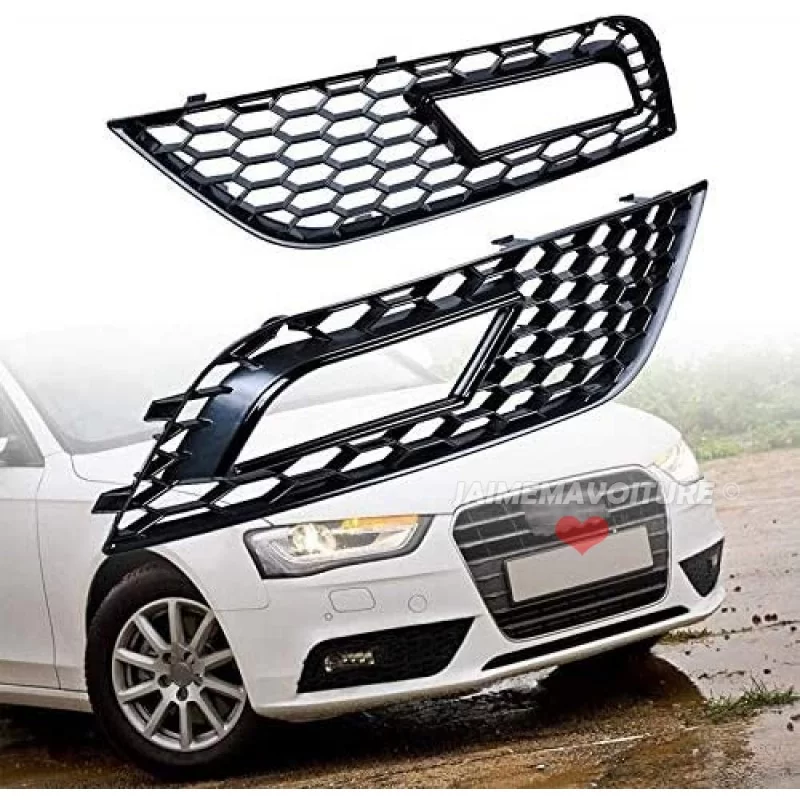 Grilles anti brouillard sport RS Audi A4 2013-2016