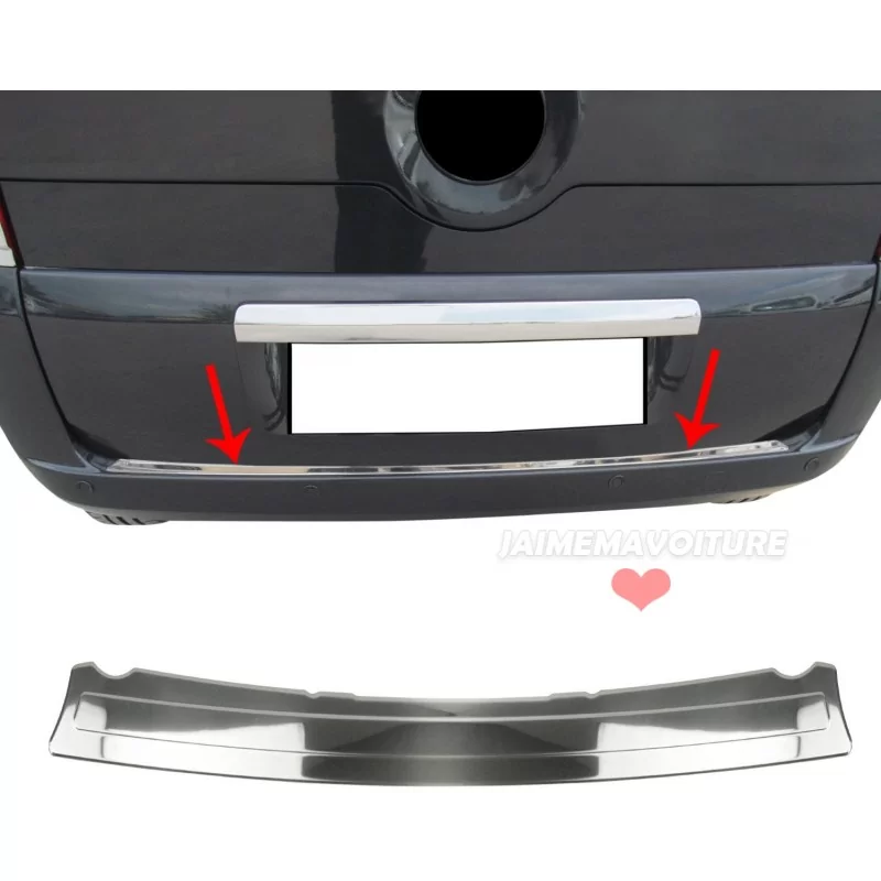 Umbral de carga cromada Alu para FIAT FIORINO Jaimemavoiturechrome 1 - Jaimemavoiture.fr 