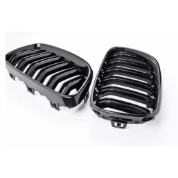 Glänzend schwarzer Kühlergrill für BMW 2er F22 F23 look F87 M2