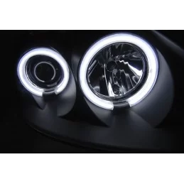 Angel eyes CCFL-koplampen voor Renault Clio 2 Black