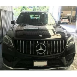 Negro parrilla cromada para Mercedes GLS X166 después de 2016-2019