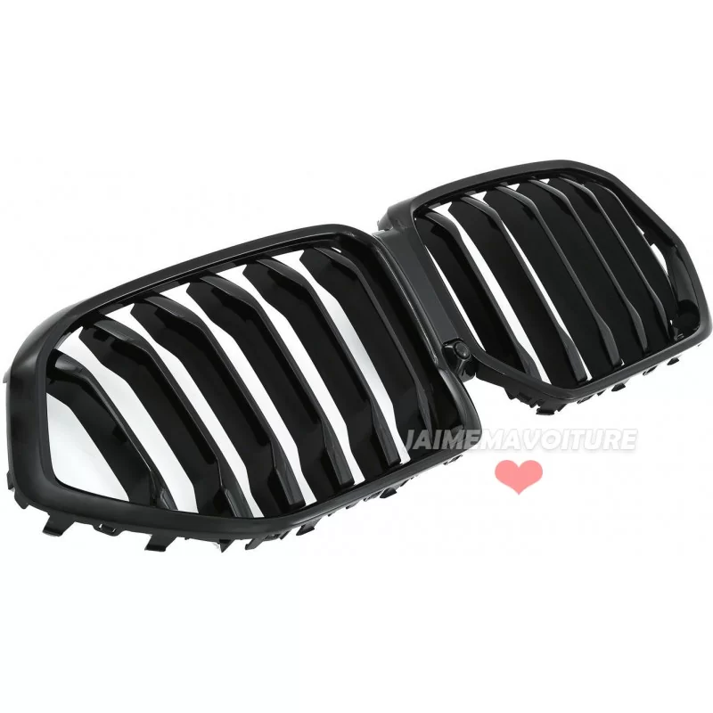 Black painted grille for BMW X6 G06 2018 2019 2020 2021 2022