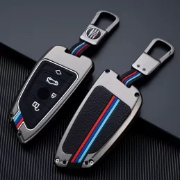 Coque clé pour BMW X1 X3 X4 X5 X6 - Métal mat
