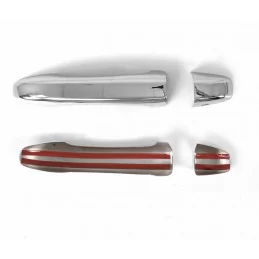 Kit covers Renault Clio 5 aluminum chrome door handle