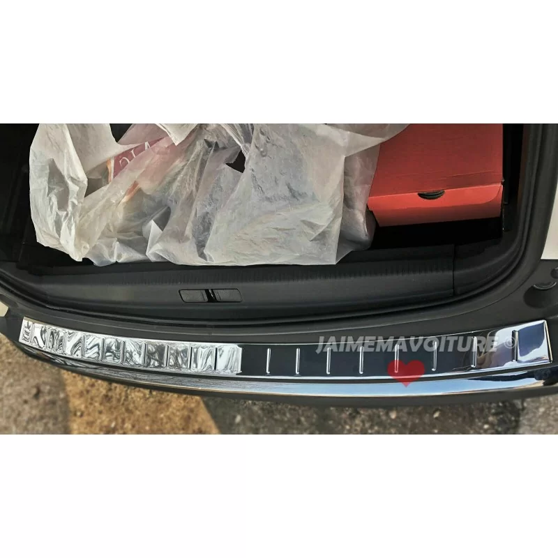 Seuil de chargement alu chrome pour Peugeot 3008 II 2016-2021