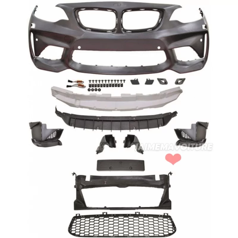 Pare-chocs avant pour BMW Série 2 F22 F23 look M2 Pare-chocs avant pour BMW Série 2 F22 F23 look M2