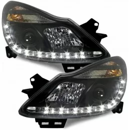 Opel Corsa D LED koplampen 2006-2011 - Zwart