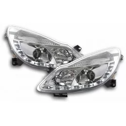 Opel Corsa D LED koplampen 2006-2011 - Chroom