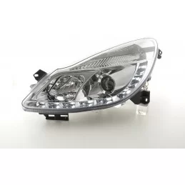 Faros delanteros Opel Corsa D led cromo Sonar