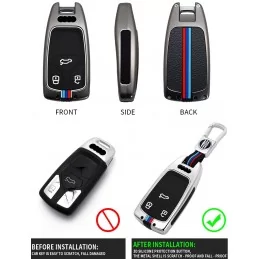 Nyckelfodral nyckelring Audi A3 A4 A5 A6 Q5 Q7