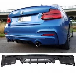 Diffuser for rear bumper BMW 2 Series F22 F23 look performance M235