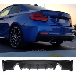 Diffuseur pour pare-chocs arrière arrière BMW Série 2 F22 F23 look performance M235