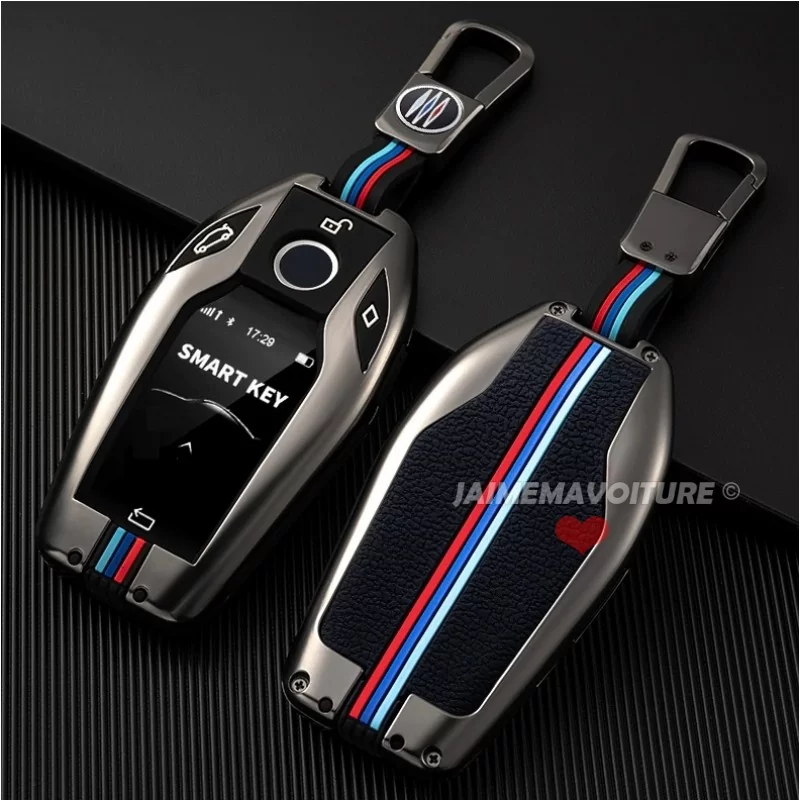 Coque clé BMW Série 5 6 7 8 i8 X3 X4 X5 X6 X7 Z4 afficheur Coque clé BMW Série 5 6 7 8 i8 X3 X4 X5 X6 X7 Z4 afficheur