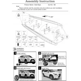 Steps for Lexus NX 2015+