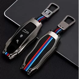 Porte clef Coque clé Porsche Macan Cayenne Panamera Cayman Boxster