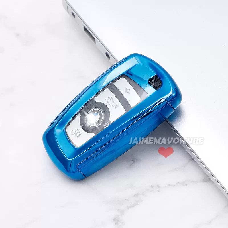 Protection et porte clef pour BMW Série 1 3 4 5 X3 X4 - Métal mat Protection et porte clef pour BMW Série 1 3 4 5 X3 X4 - Métal mat