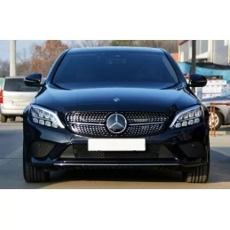 Diamant-Kühlergrill für Mercedes C-Klasse W205 Facelift 2019+