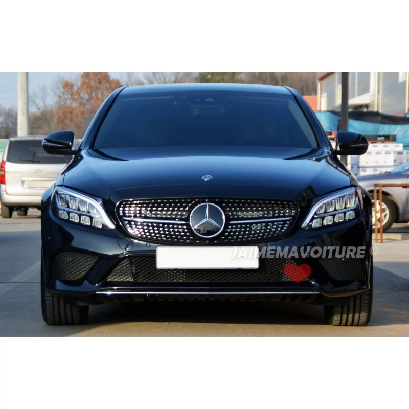 Calandre diamant Mercedes Classe C W205 facelift