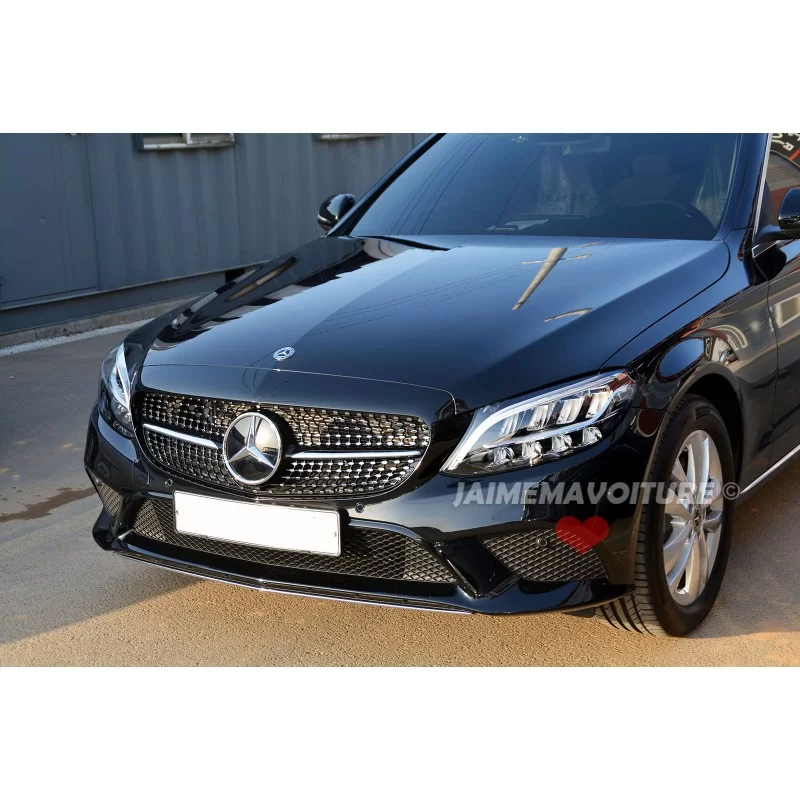 Calandre diamant Mercedes Classe C W205 facelift