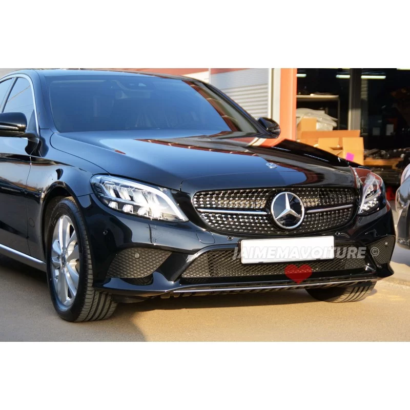 Calandre diamant Mercedes Classe C W205 facelift