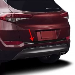 Stainless steel aluminum loading threshold for Hyundai Tucson III 2015-2018