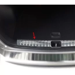 Black varnished cargo threshold for Hyundai Tucson III 2015-2018